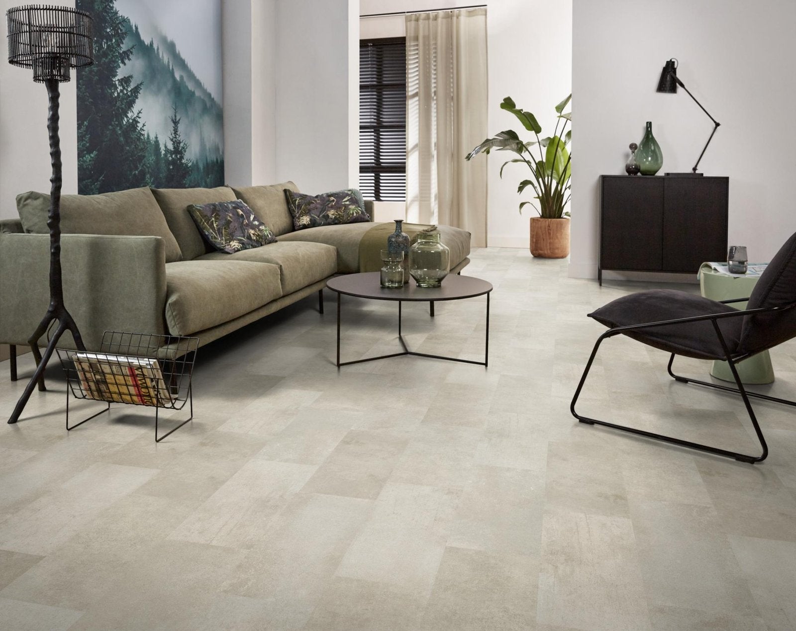Expression Aqua grijsbruin sfeer