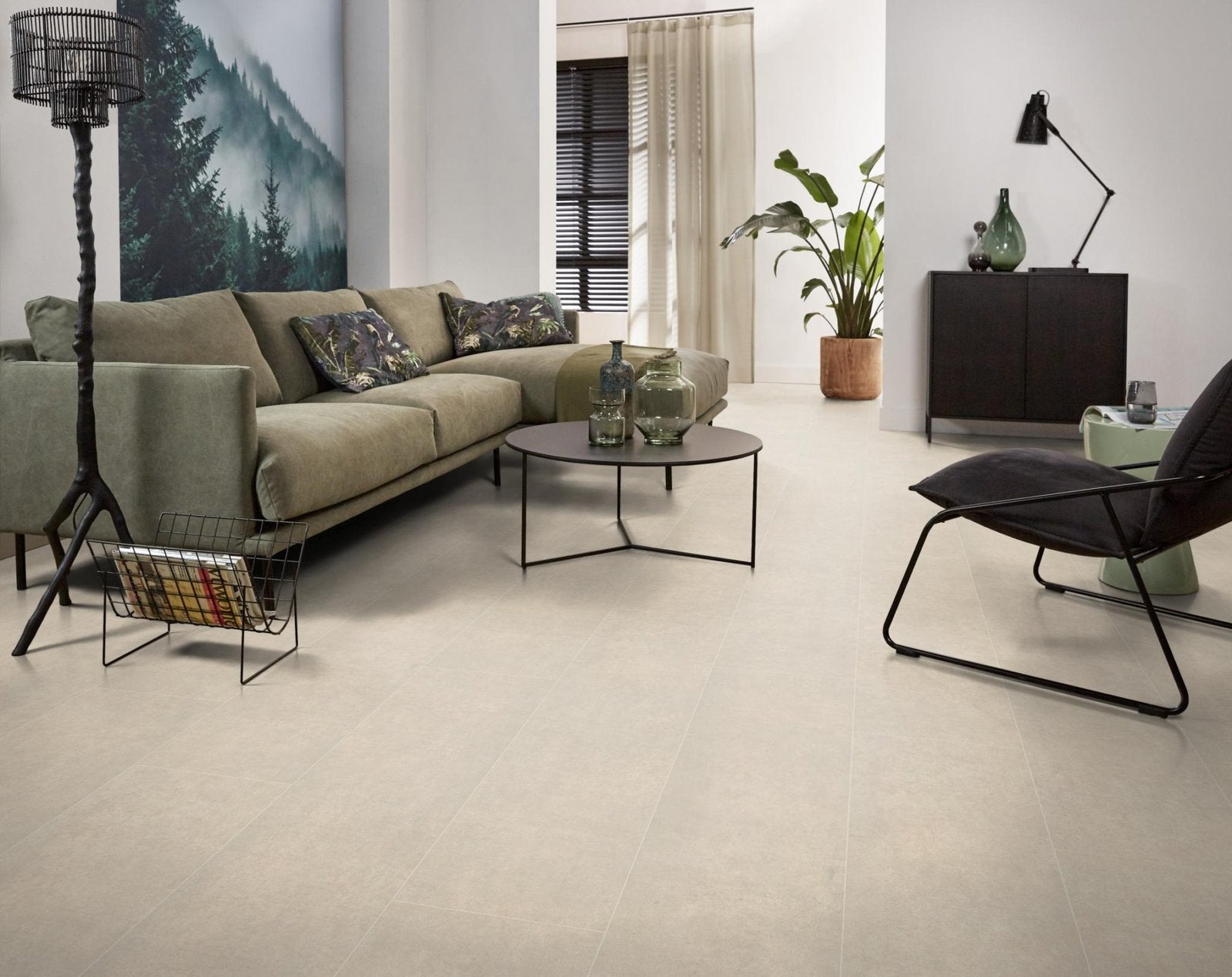 Detroit beton creme sfeer