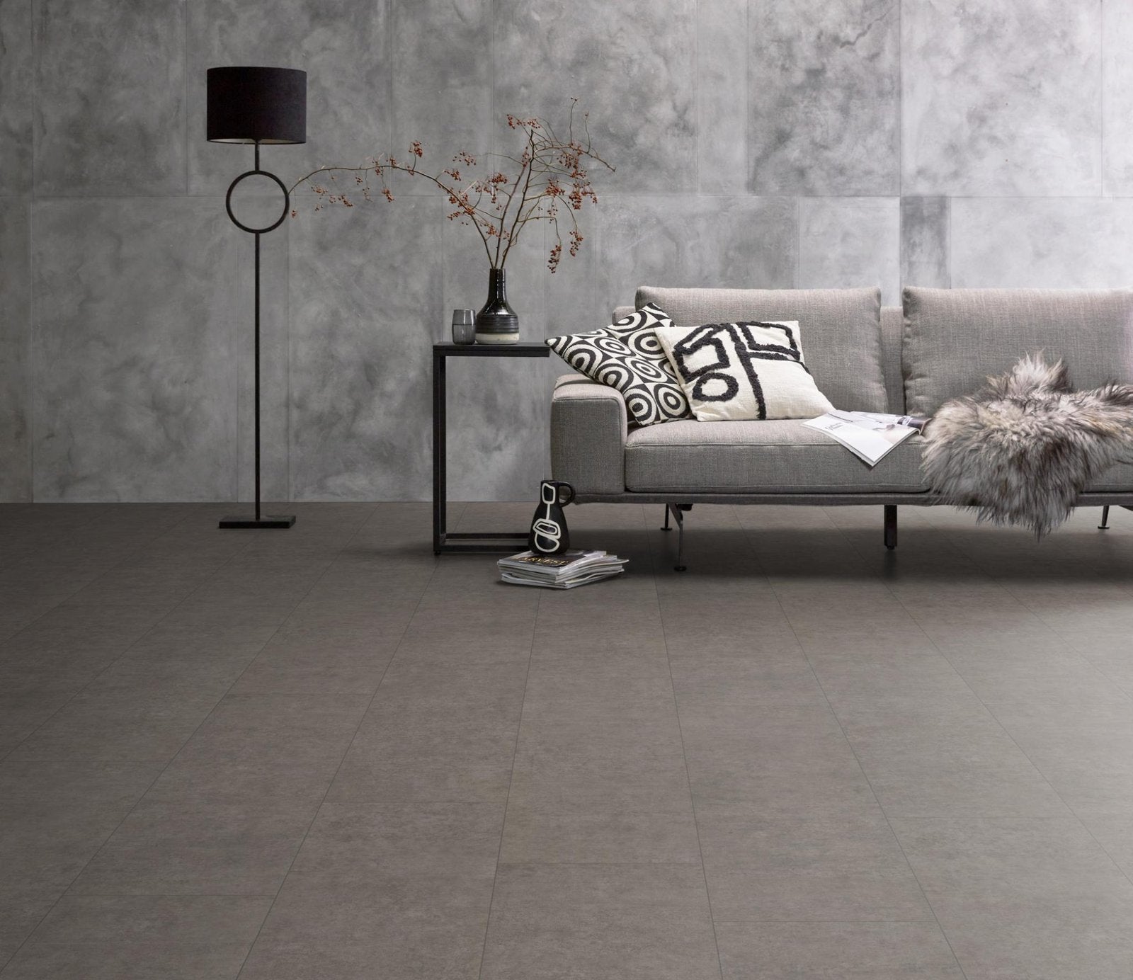 Detroit beton grijs sfeer