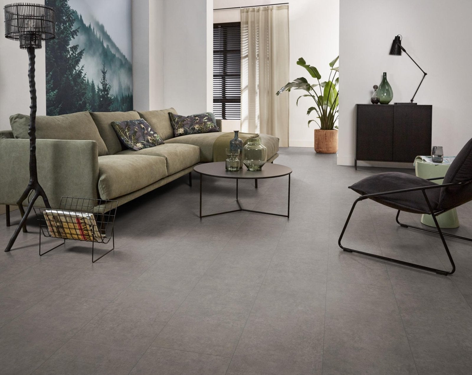 Detroit beton grijs sfeer