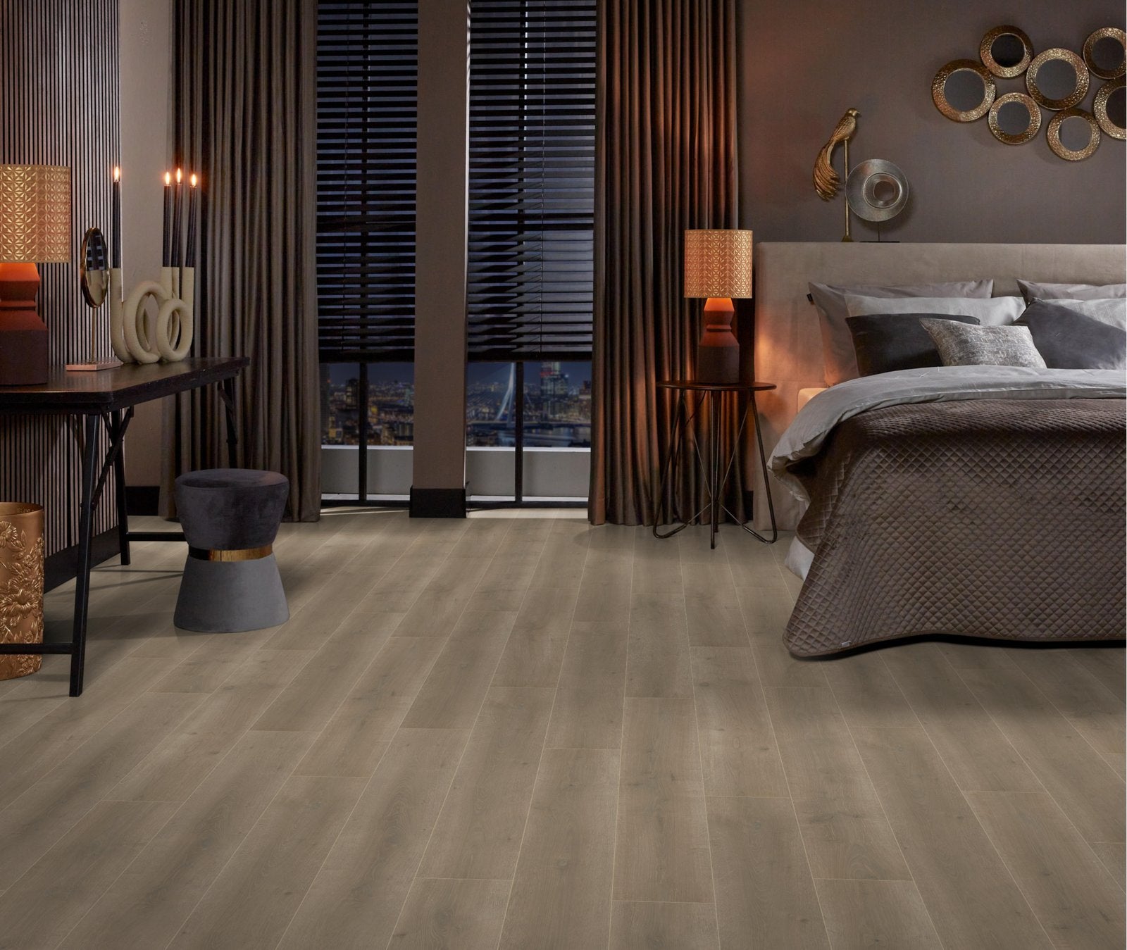 Elite naturel bruin eiken sfeer