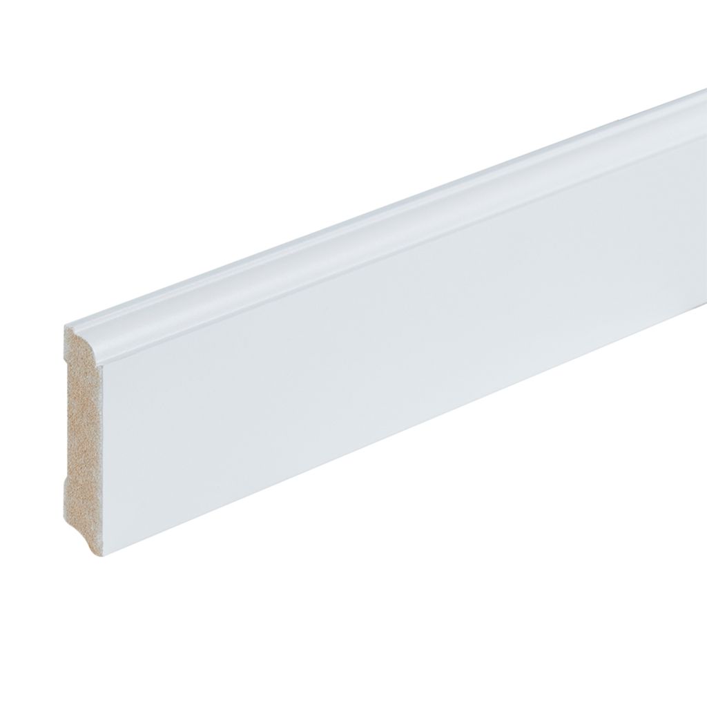 Co-pro gelakte plint praag wit RAL 9010 70x15