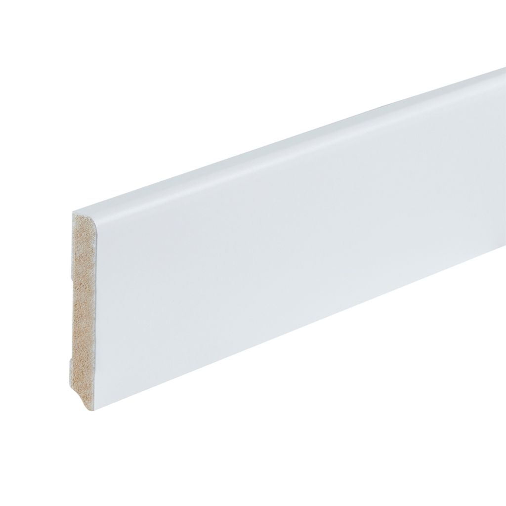 Co-pro gelakte plint berlijn wit RAL 9010 90x15