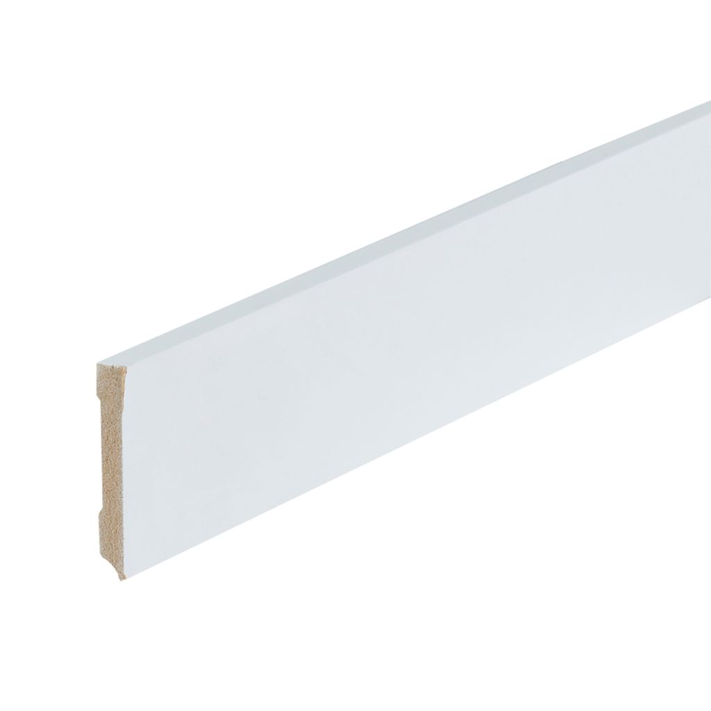 Co-pro gelakte plint amsterdam wit RAL 9010 70x9