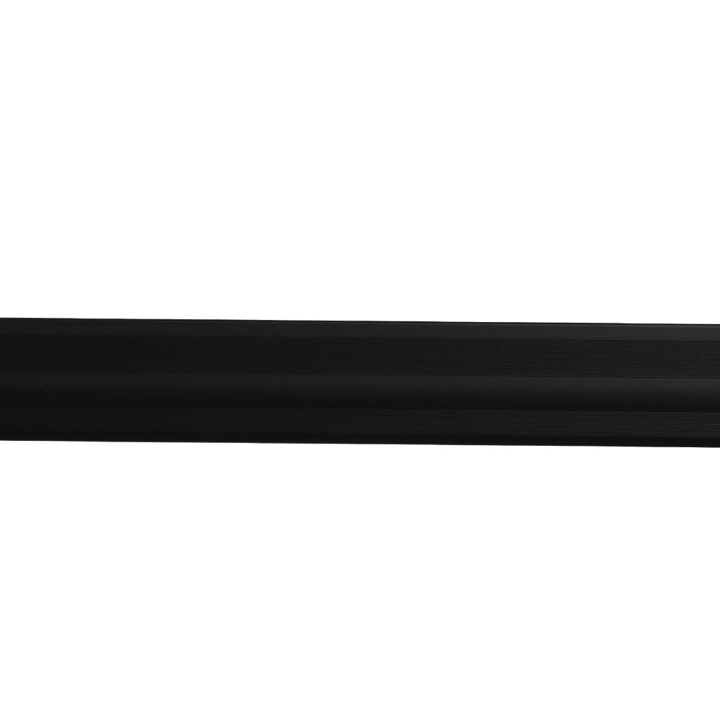 Co-pro overgangsprofiel zelfklevend 4 tot 18mm antraciet/zwart 100 cm