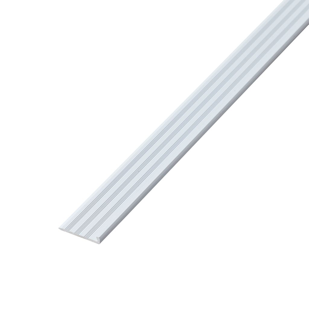 Co-pro eindprofiel recht zilver 0,3 mm