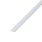 Co-pro eindprofiel recht zilver 2,5 mm