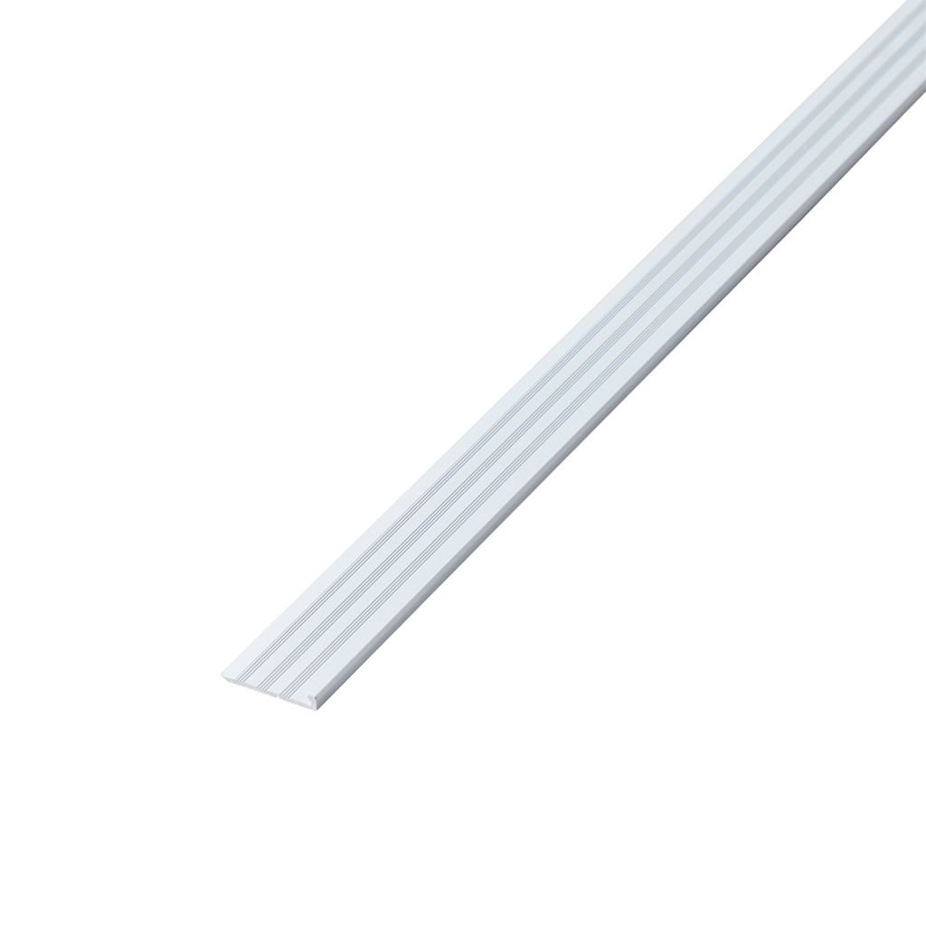 Co-pro eindprofiel recht zilver 2,5 mm