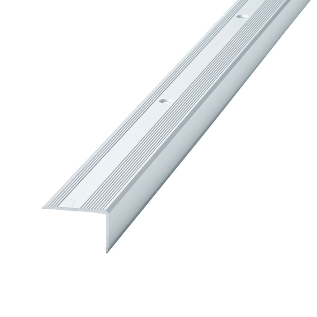 Co-pro trapprofiel zilver antislip 3 cm breed