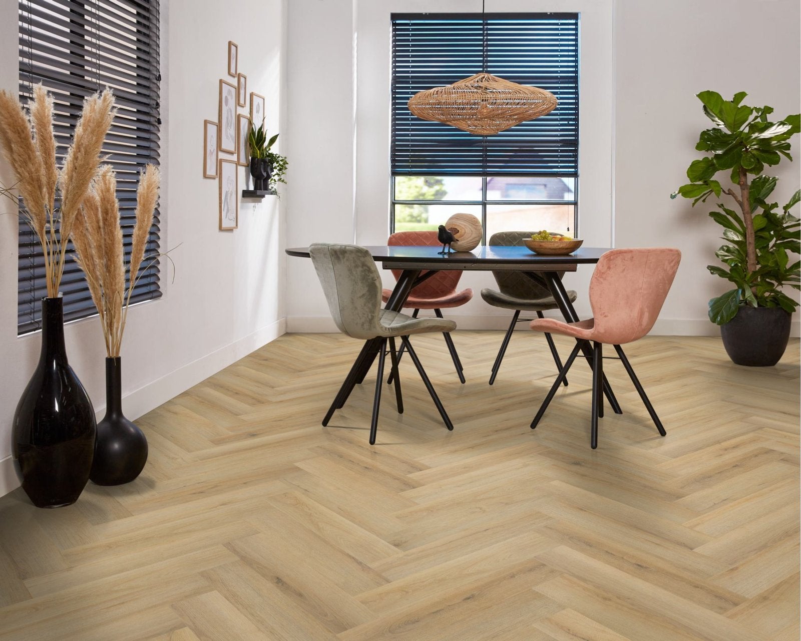 Spigato xl Valento visgraat dryback natural sfeer