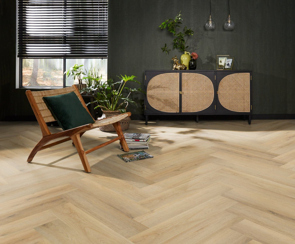 Spigato xl Valento visgraat dryback natural sfeer