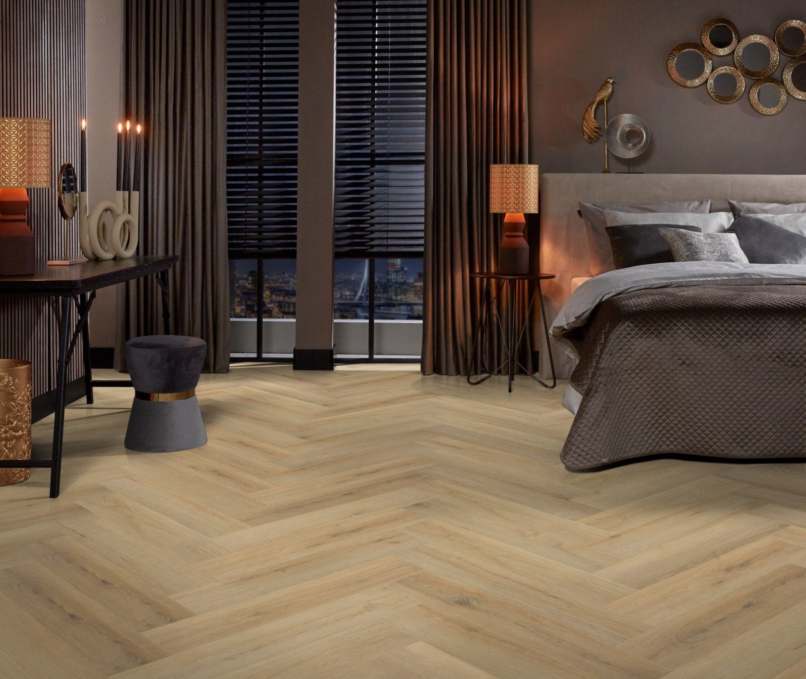 Spigato xl Valento visgraat dryback natural sfeer