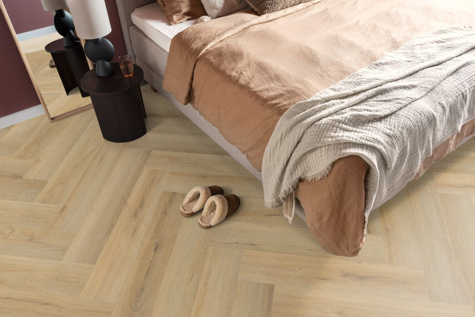 Spigato xl Valento visgraat dryback natural sfeer
