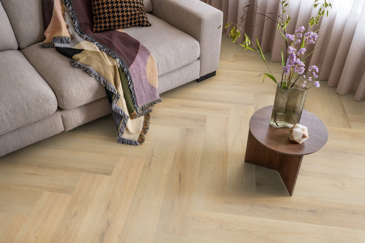 Spigato xl Valento visgraat dryback natural sfeer