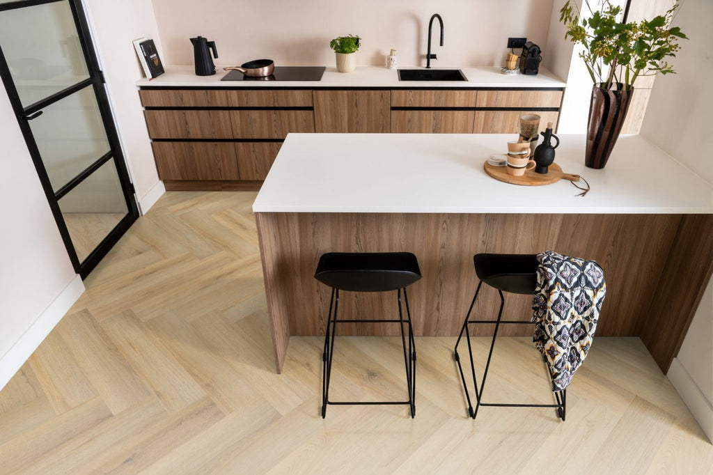 Spigato xl Valento visgraat dryback natural sfeer