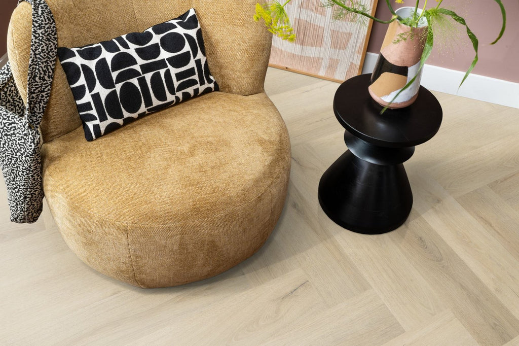 Spigato xl Valento visgraat dryback warm beige sfeer