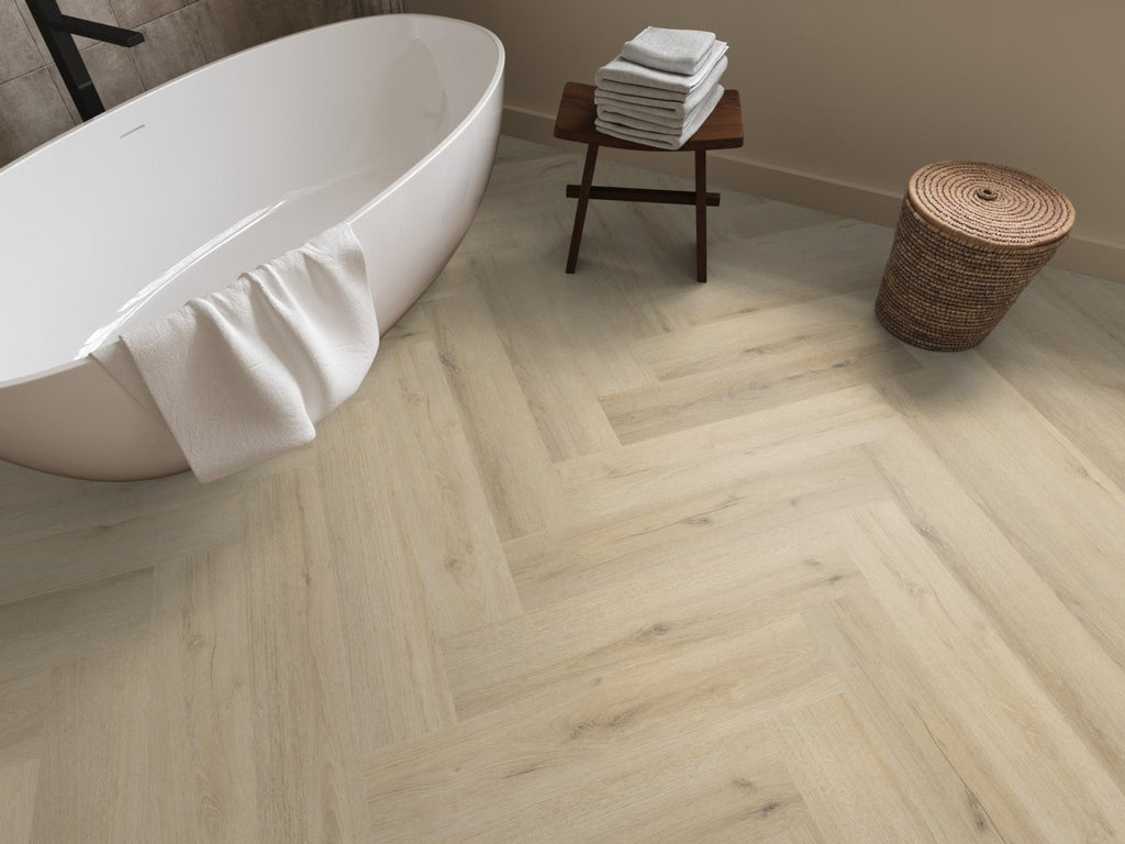 Spigato xl Valento visgraat dryback warm beige sfeer