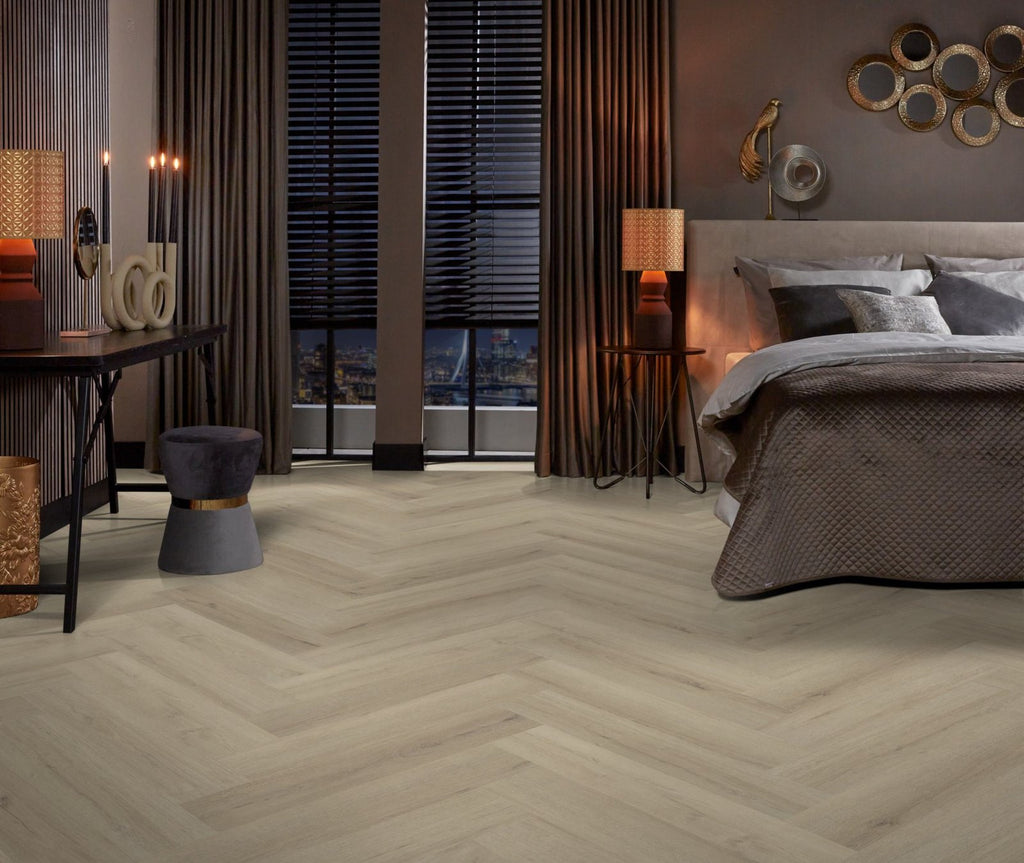 Spigato xl Valento visgraat dryback beige sfeer