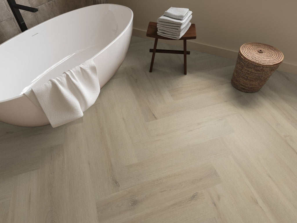 Spigato xl Valento visgraat dryback beige sfeer