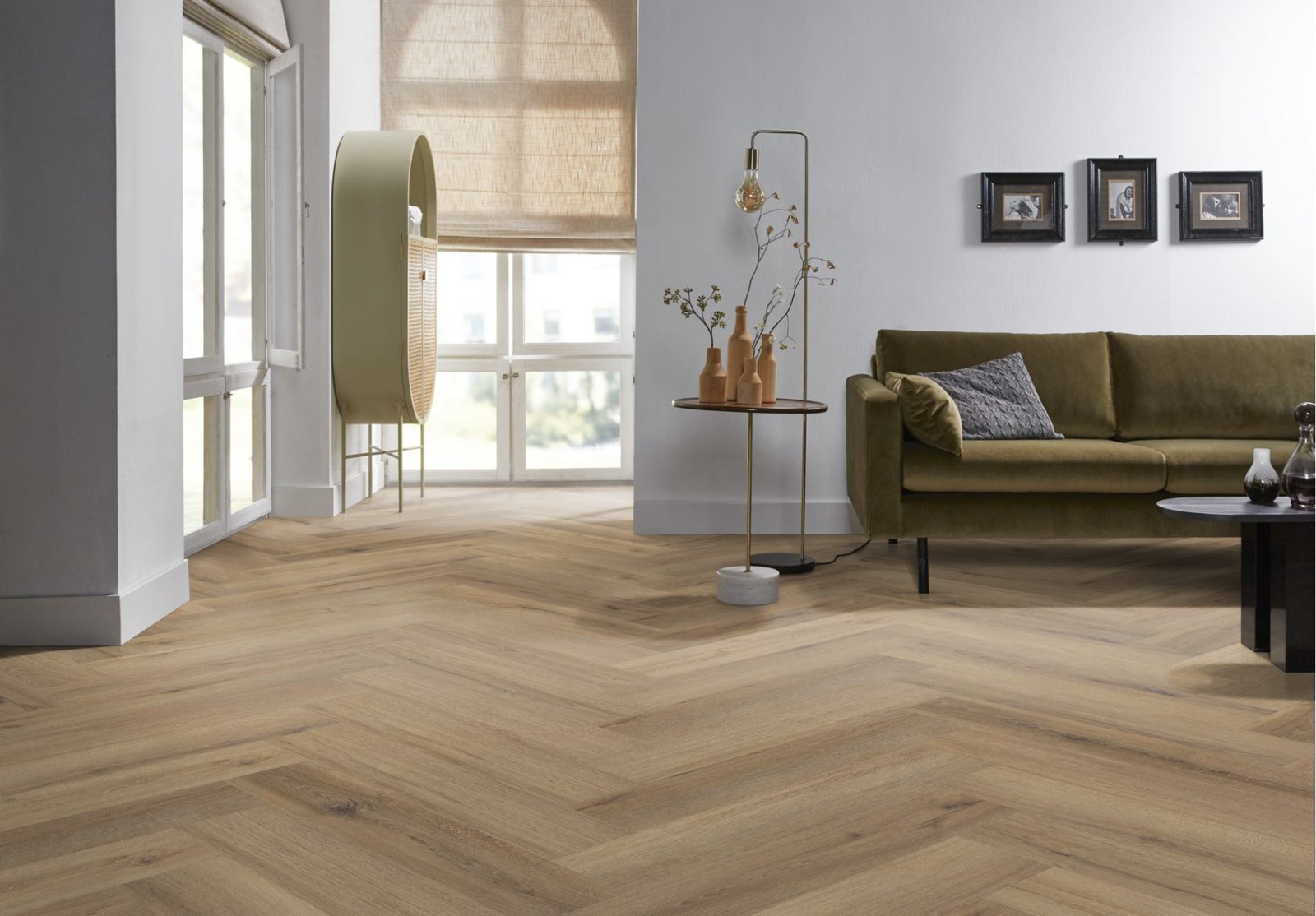 Spigato xl Valento visgraat click SRC light brown sfeer