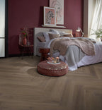 Spigato xl Valento visgraat click SRC brown sfeer