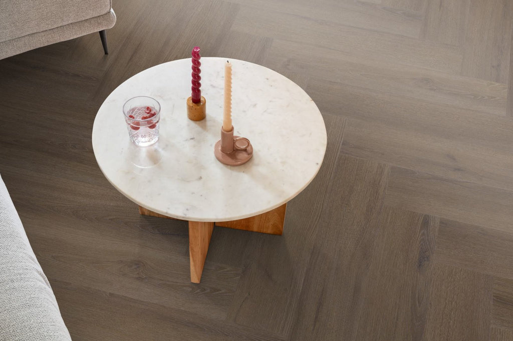 Spigato xl Valento visgraat click SRC brown sfeer