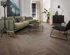 Spigato xl Valento visgraat click SRC brown sfeer