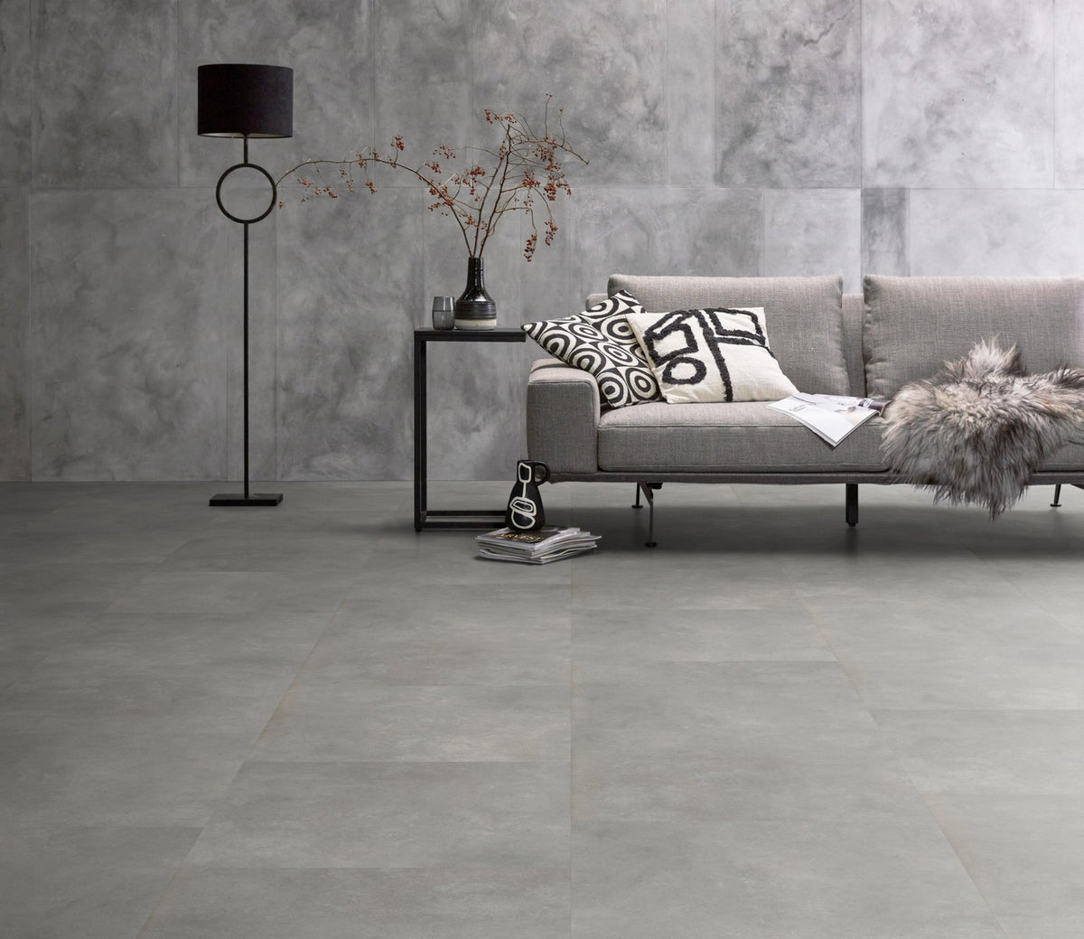 Ceramo dryback light grey sfeer