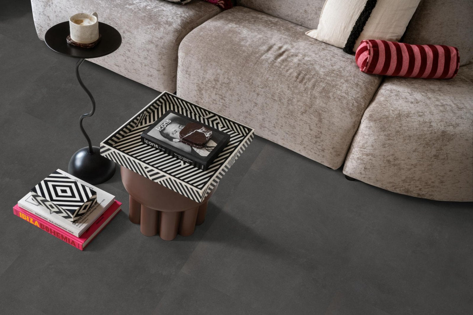Ceramo dryback anthracite sfeer