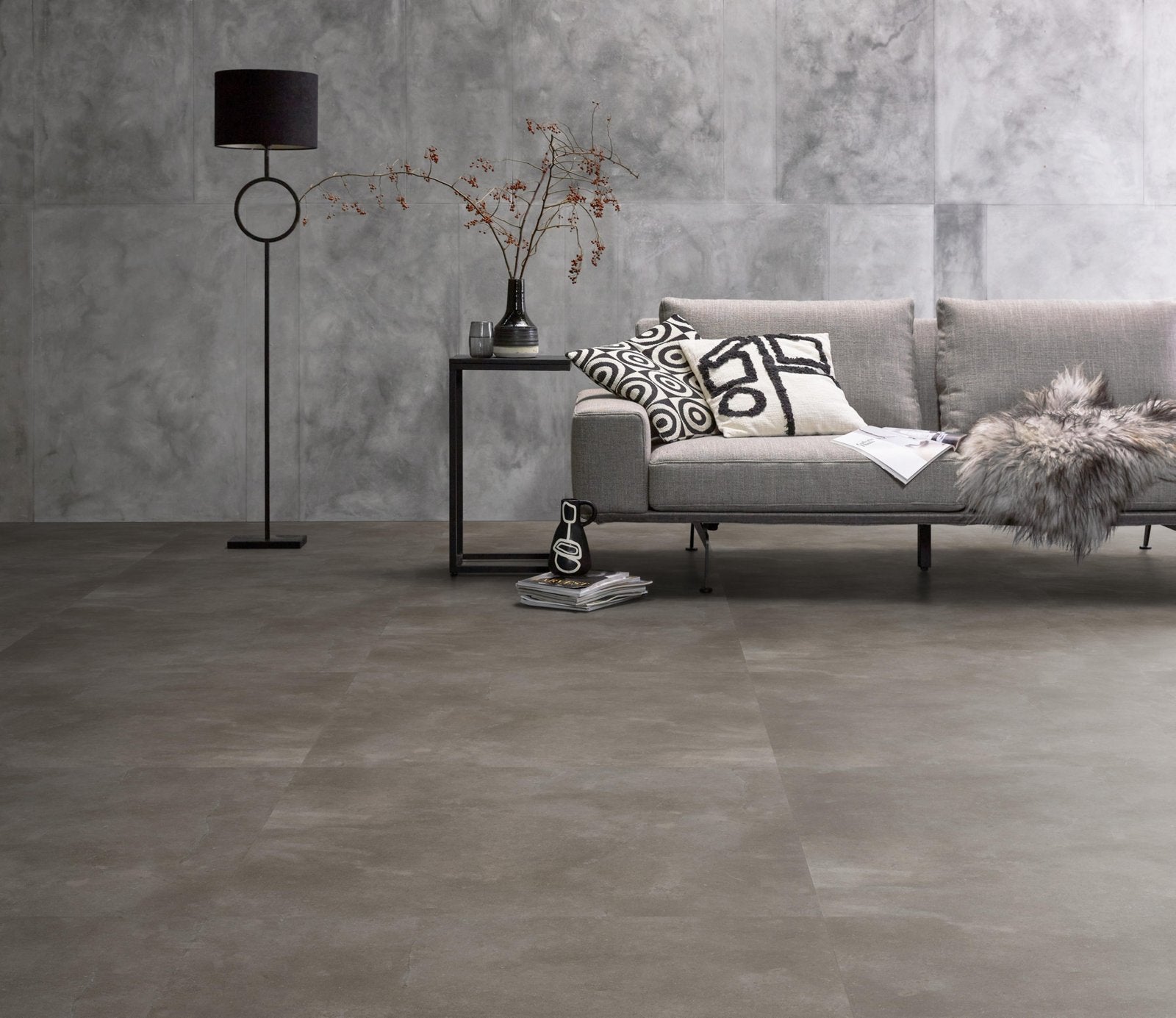 Piazzo xl dryback warm grey sfeer