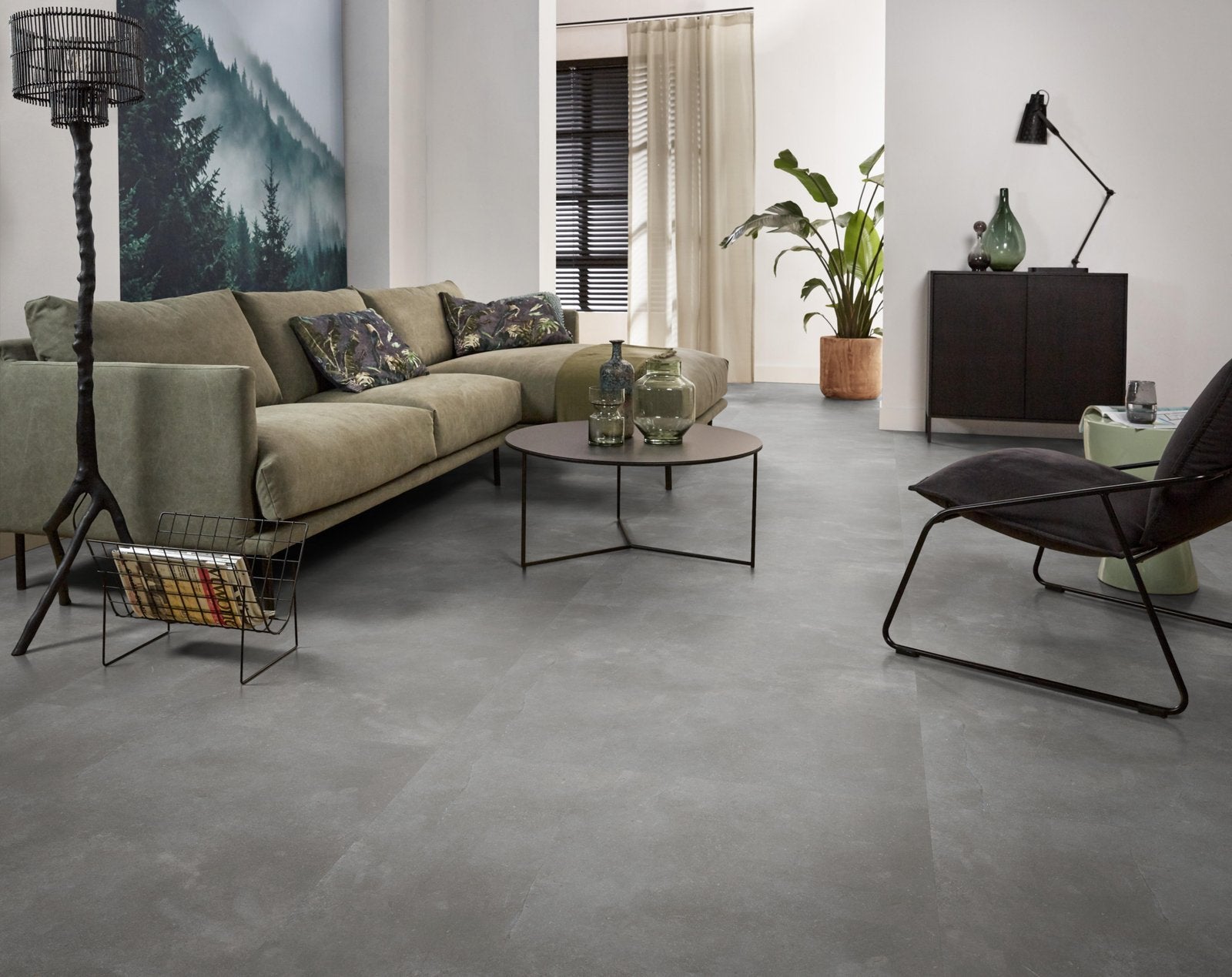 Piazzo xl dryback dark grey sfeer