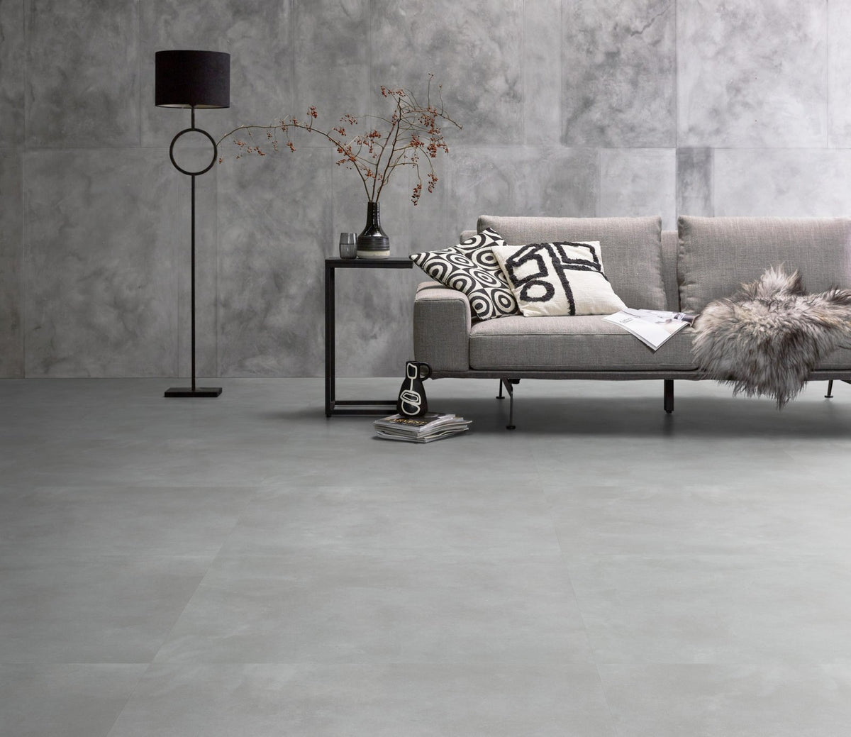 Piazzo xl dryback light grey sfeer