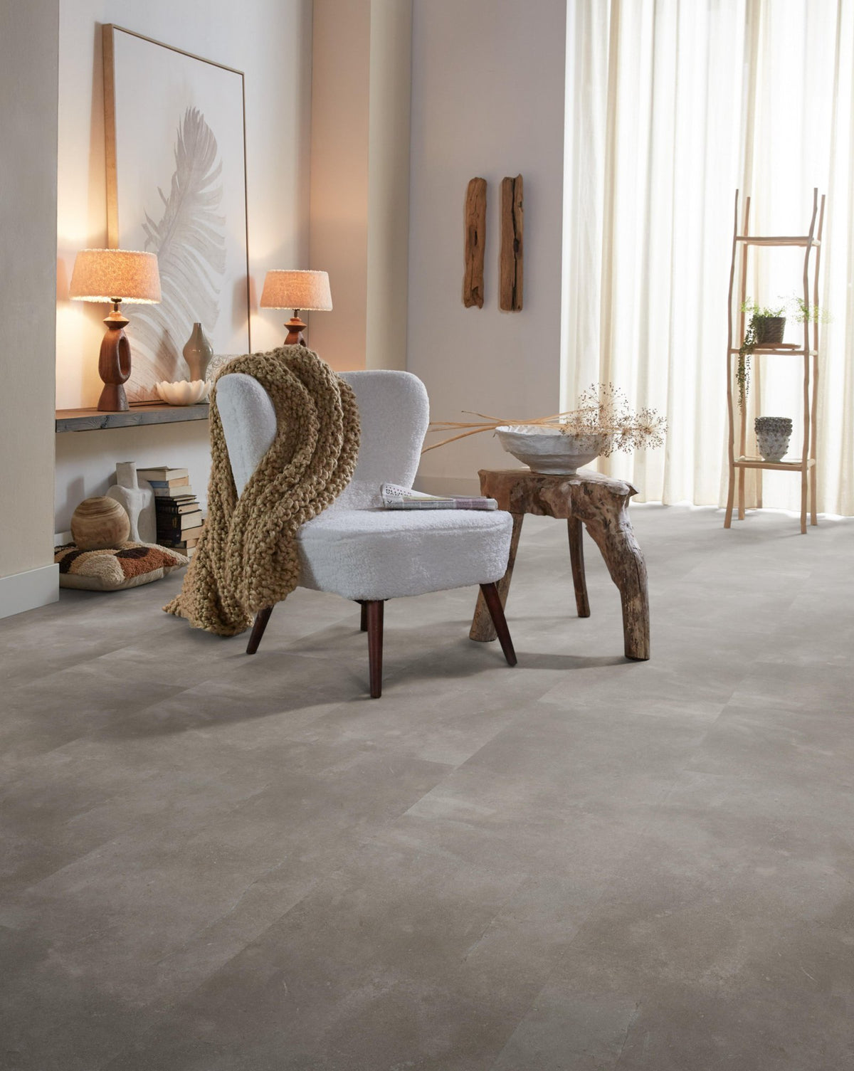 Piazzo dryback warm grey sfeer
