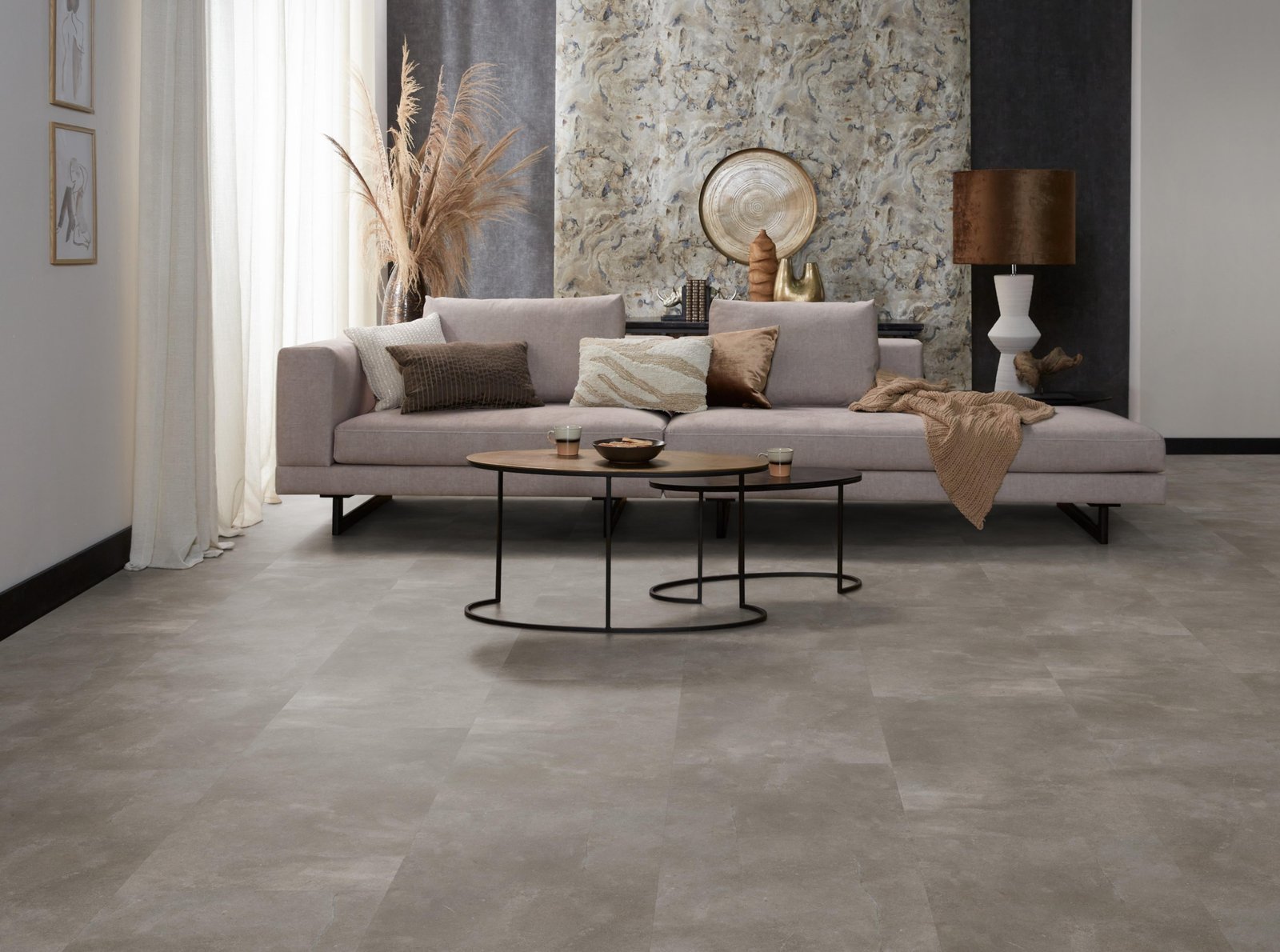 Piazzo dryback warm grey sfeer