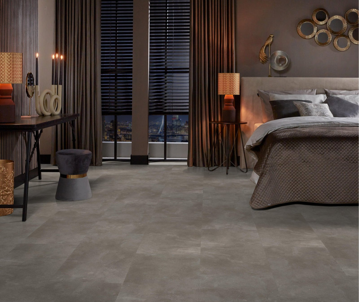 Piazzo dryback warm grey sfeer