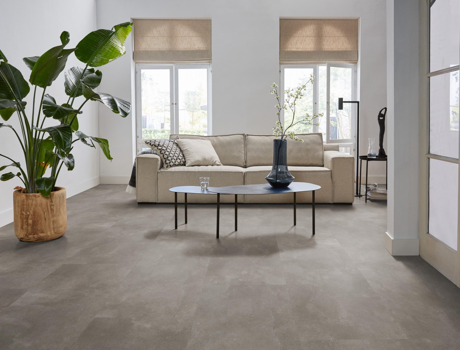 Piazzo dryback warm grey sfeer