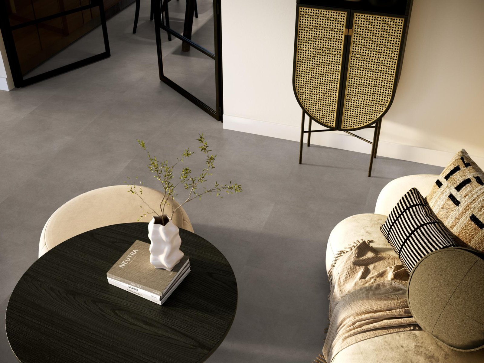 Baroso dryback taupe sfeer