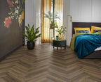 Spigato Avanto visgraat click SRC warm brown sfeer