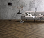Spigato Avanto visgraat click SRC warm brown sfeer