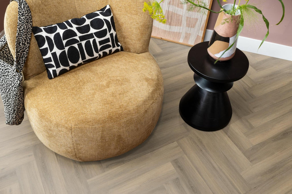 Spigato Avanto visgraat click SRC light brown sfeer