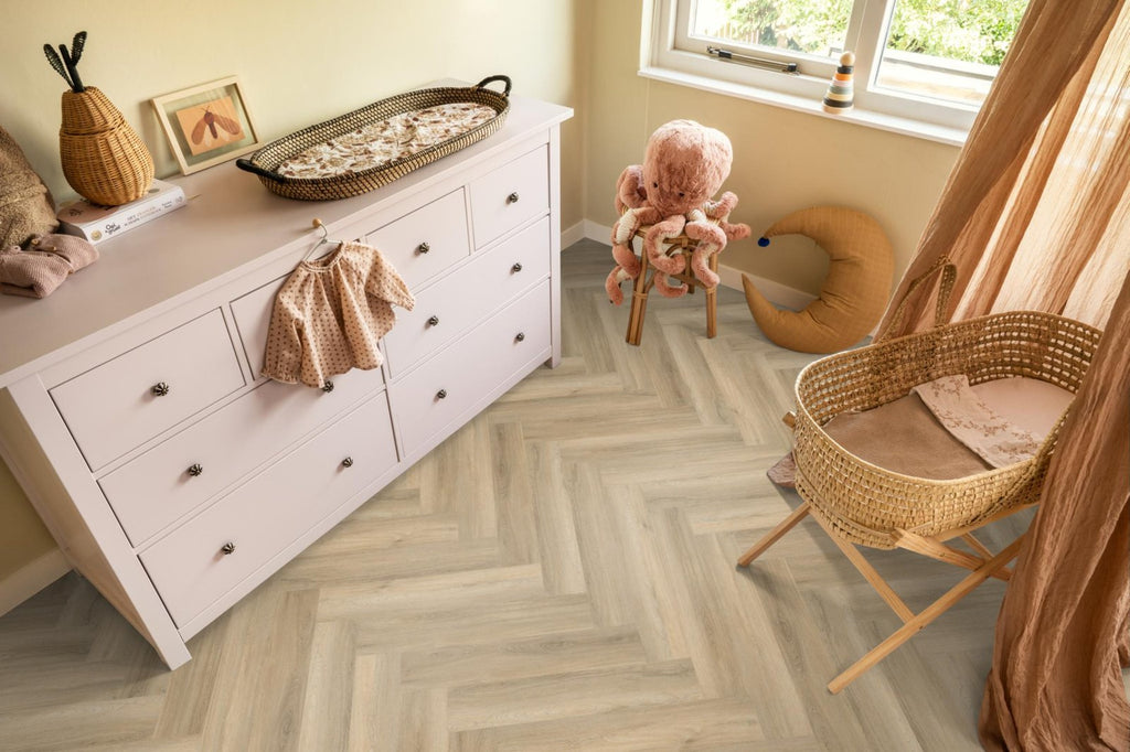 Spigato Avanto visgraat click SRC beige sfeer