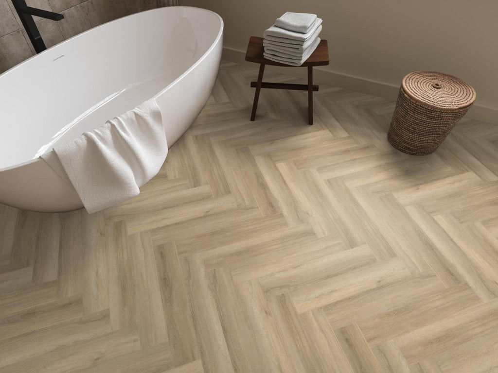 Spigato Avanto visgraat click SRC beige sfeer