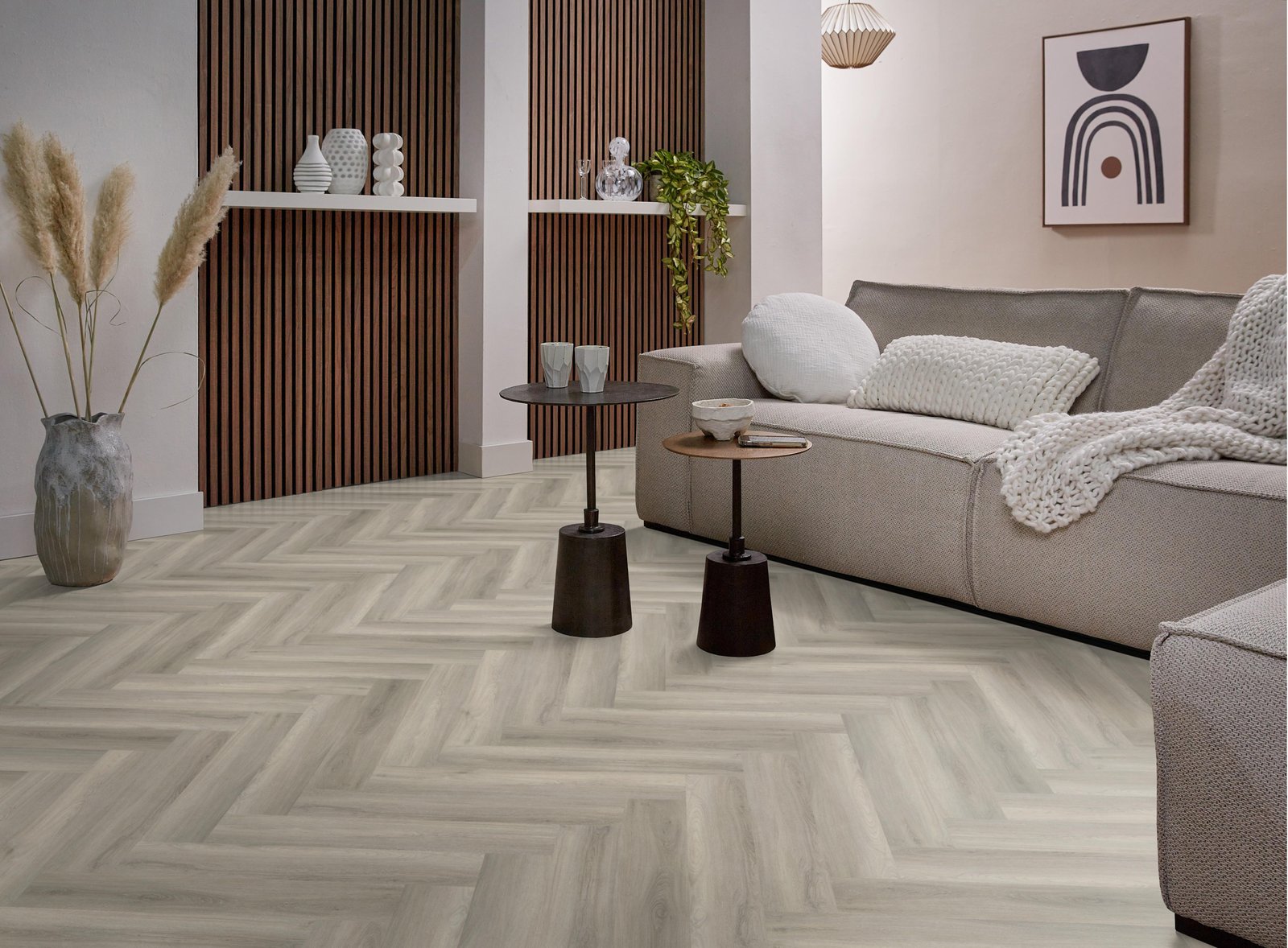 Spigato Avanto visgraat click SRC grey sfeer