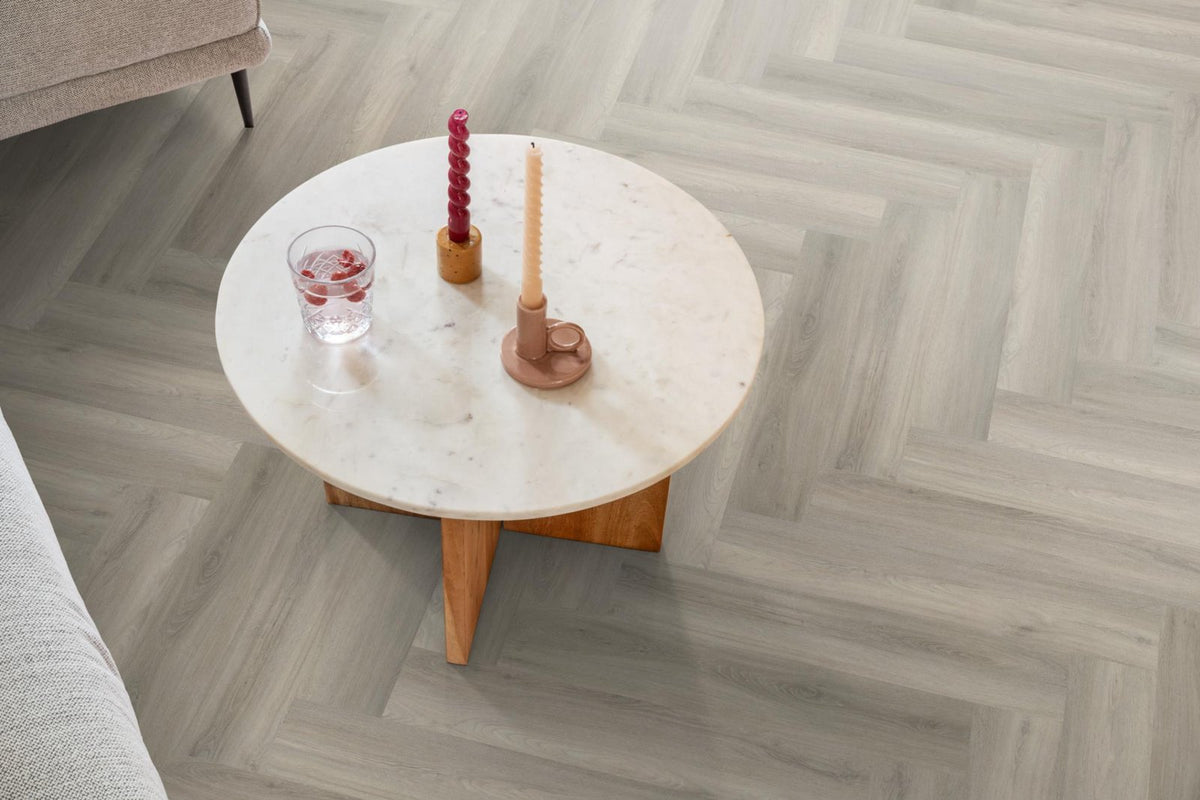 Spigato Avanto visgraat click SRC grey sfeer