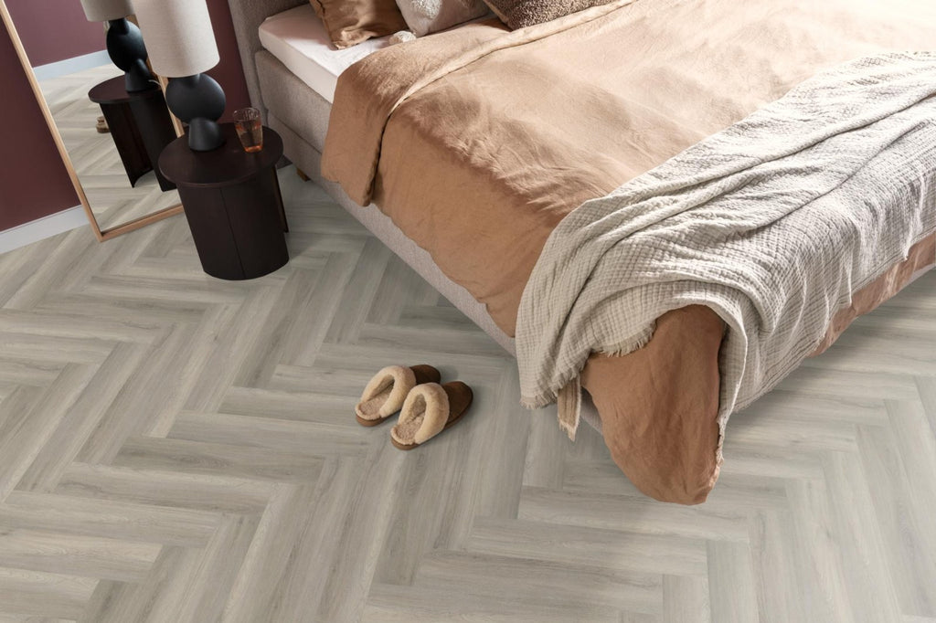 Spigato Avanto visgraat click SRC grey sfeer