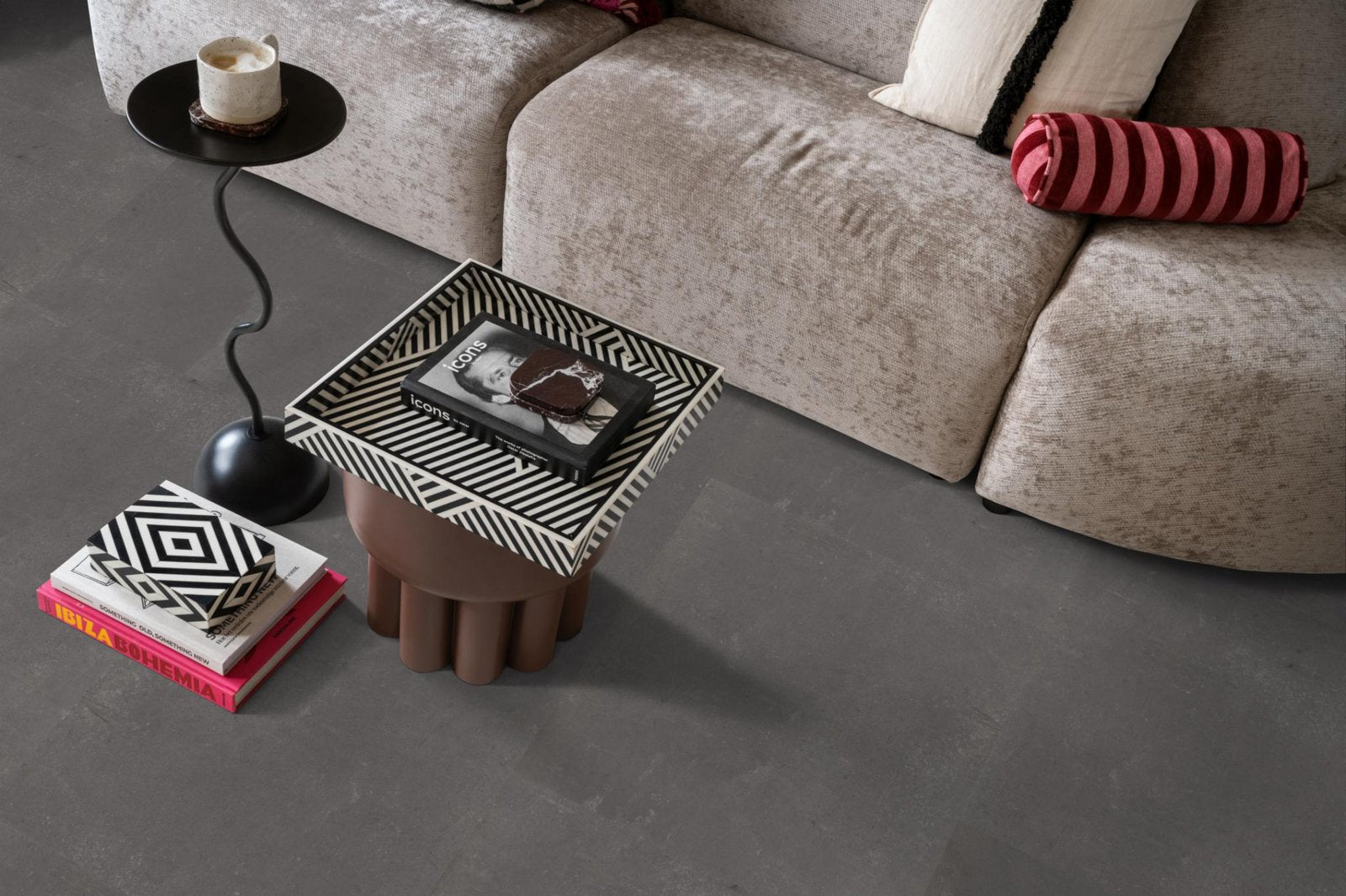 Piero click SRC dark grey sfeer