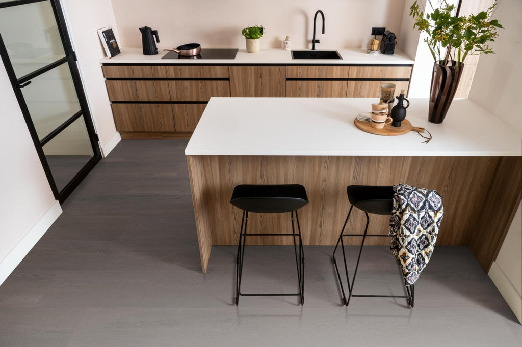 Wide board dryback charcoal sfeer