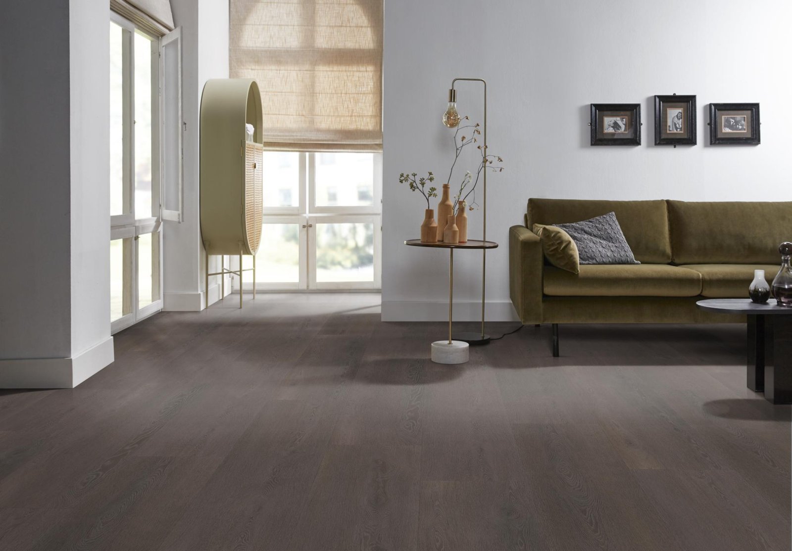Wide board dryback charcoal sfeer