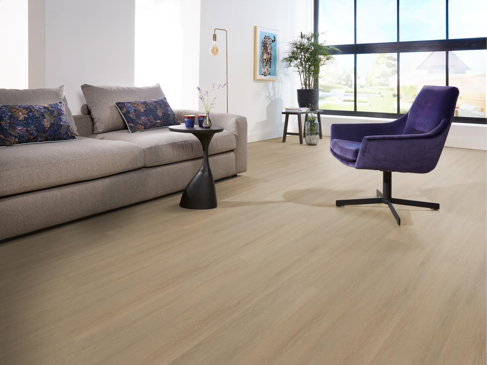 Wide board dryback warm natural sfeer