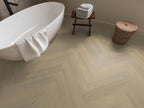 Herringbone dryback natural sfeer